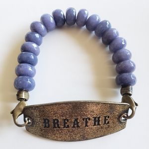 Lenny & Eva Breathe Sentiment Bead Bracelet